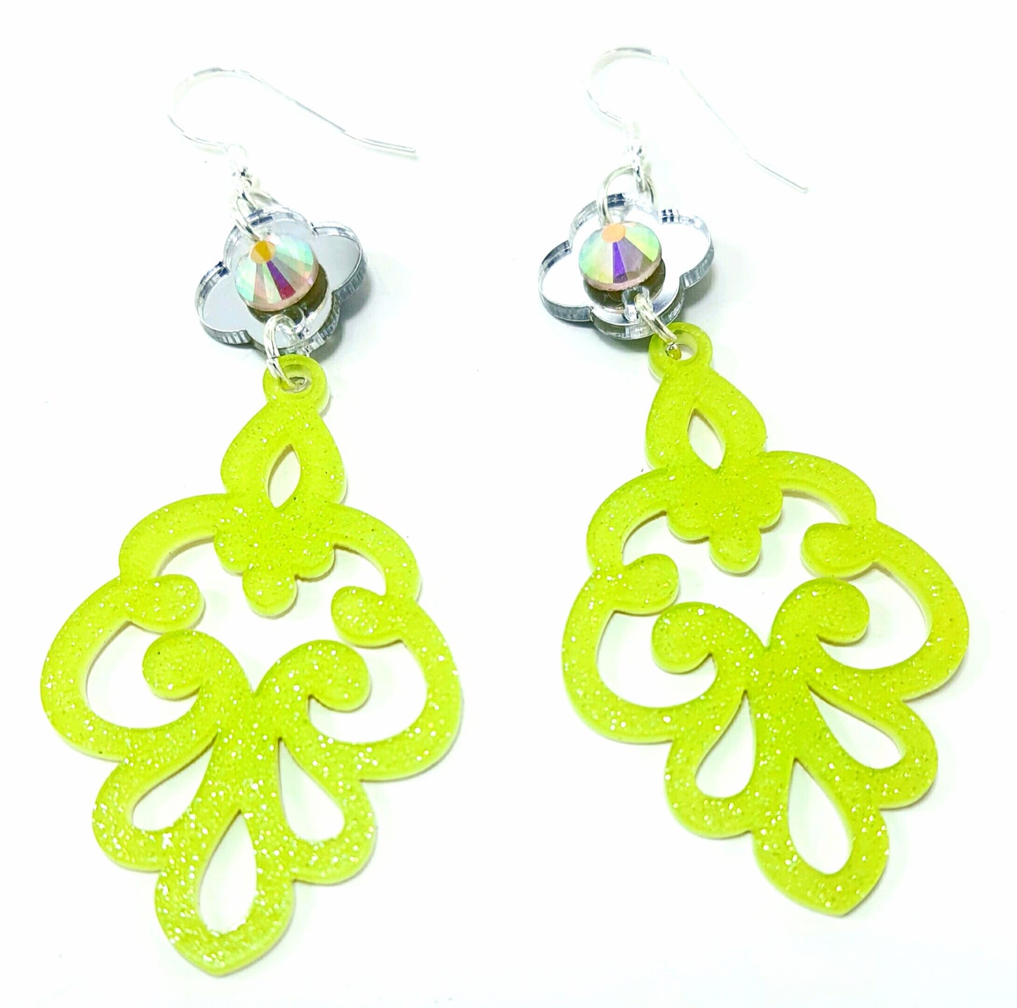 Swirls of Elegance Dangle Earrings