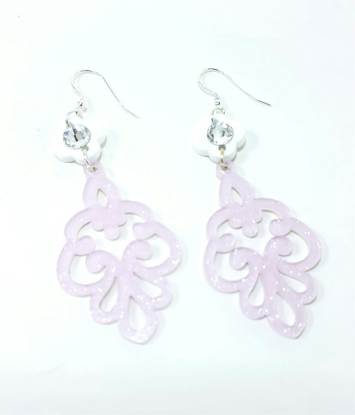 Swirls of Elegance Dangle Earrings