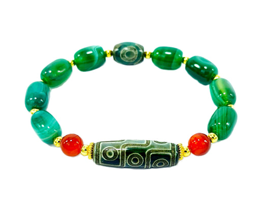 New Beginnings Mens Semi Precious Stone Bracelet