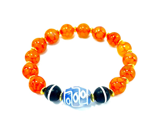 Confidence Mens Semi Precious Stone Bracelet