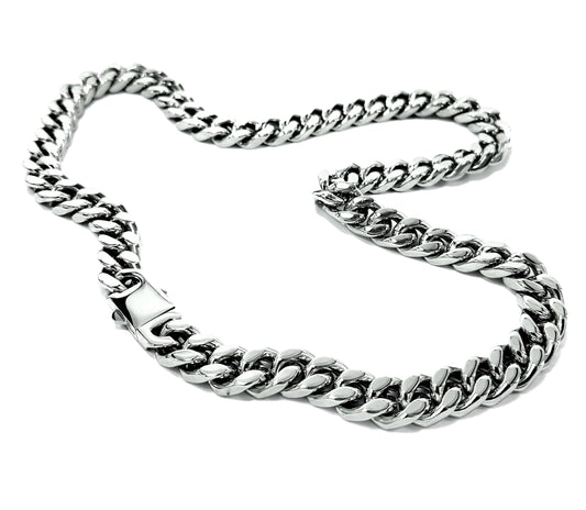 Cuban Link Stainless Steel Mens Necklace