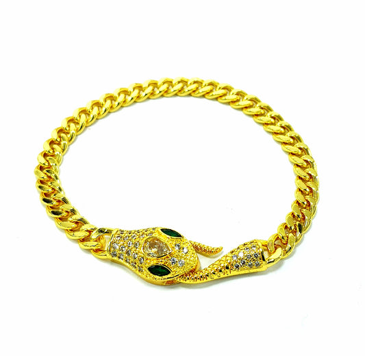 Snake Crystal Bracelet