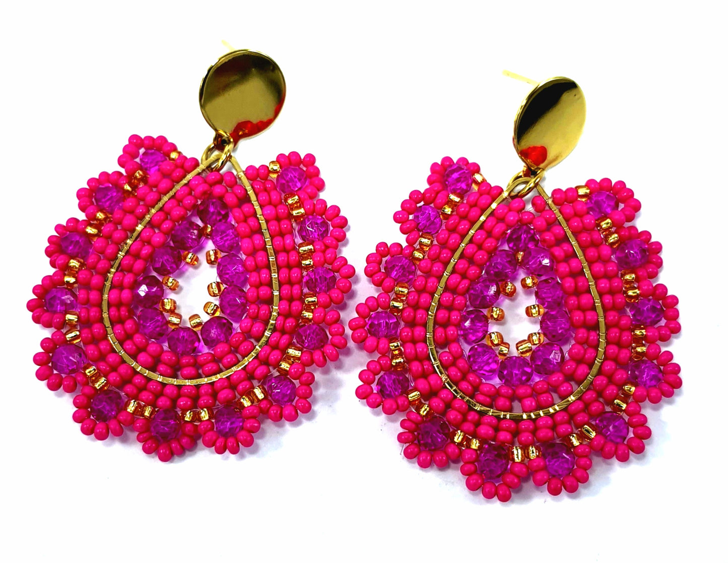 Hot Pink Earrings