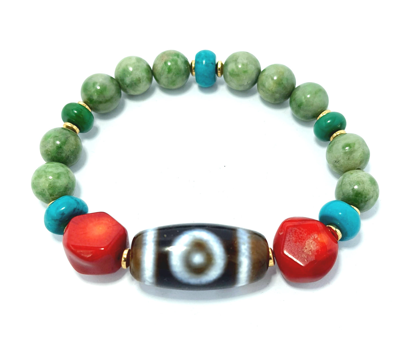 Balance Mens Semi Precious Stone Bracelet