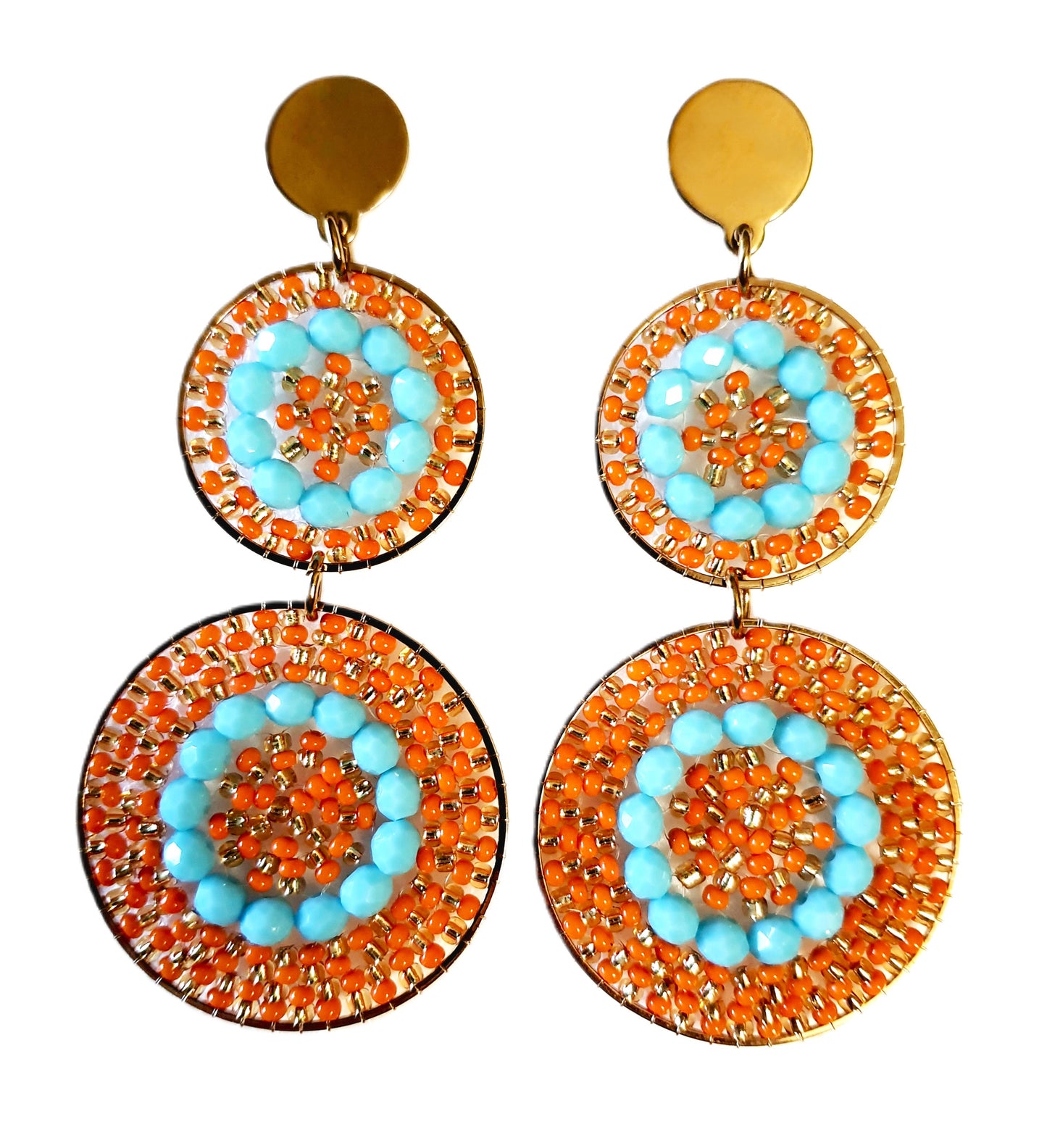 Sunset in a Turquoise Sky Earrings