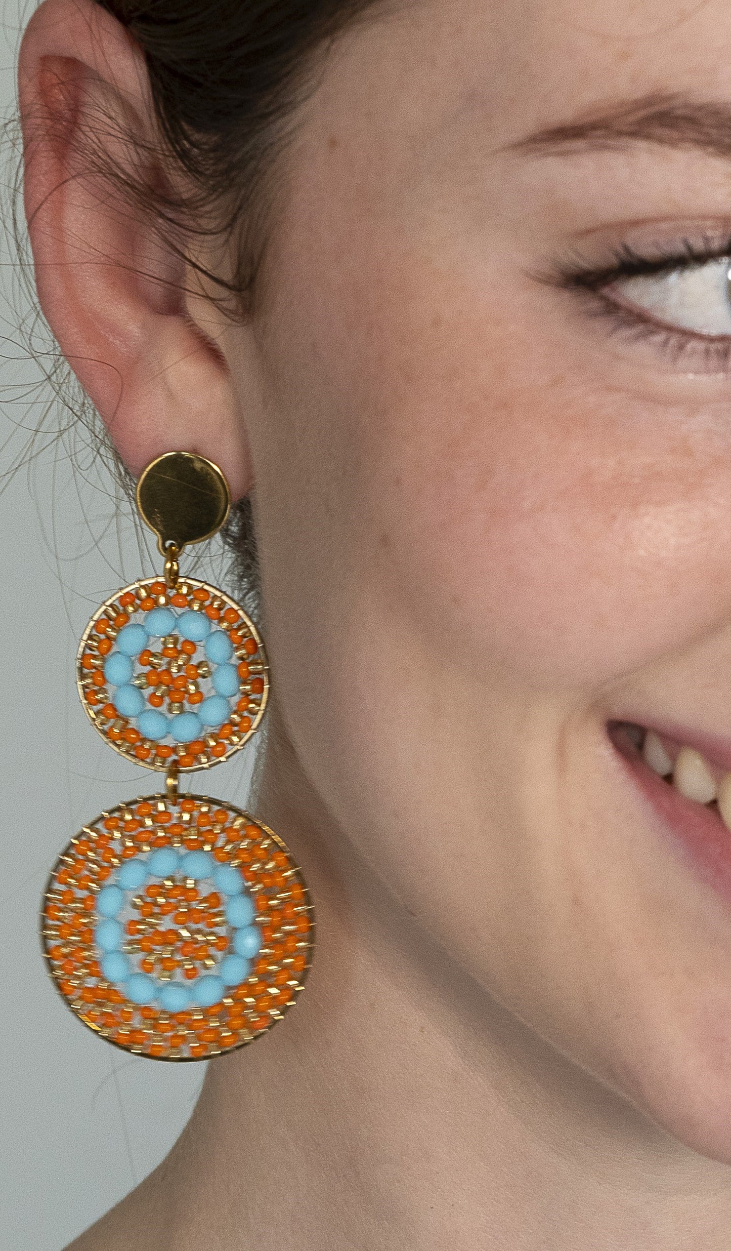 Sunset in a Turquoise Sky Earrings