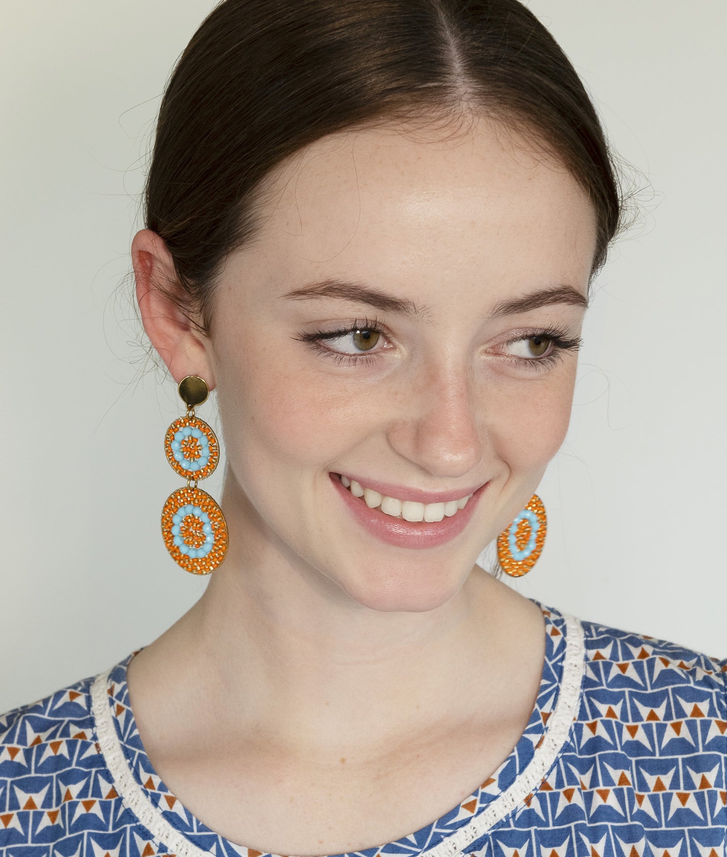 Sunset in a Turquoise Sky Earrings