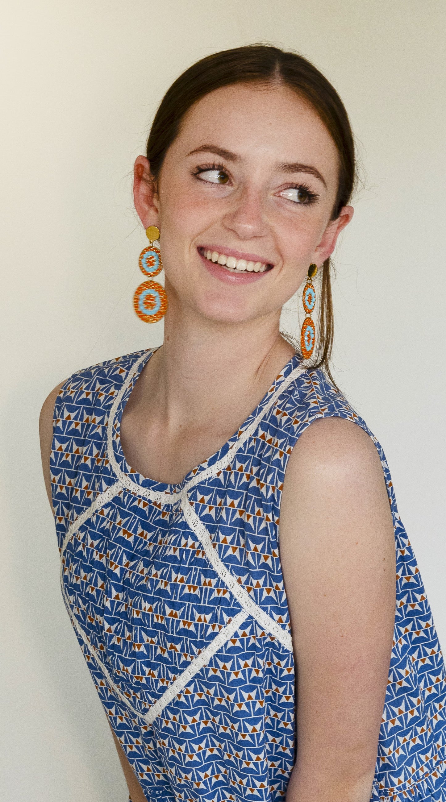 Sunset in a Turquoise Sky Earrings