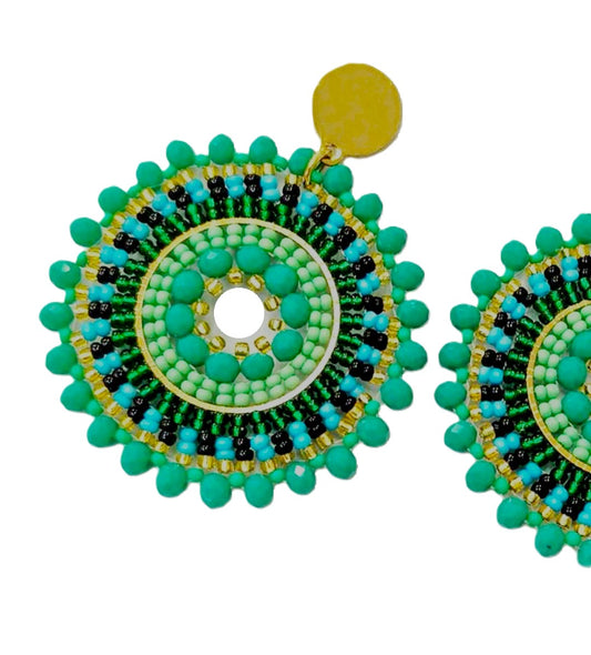 Shades of Green Earrings